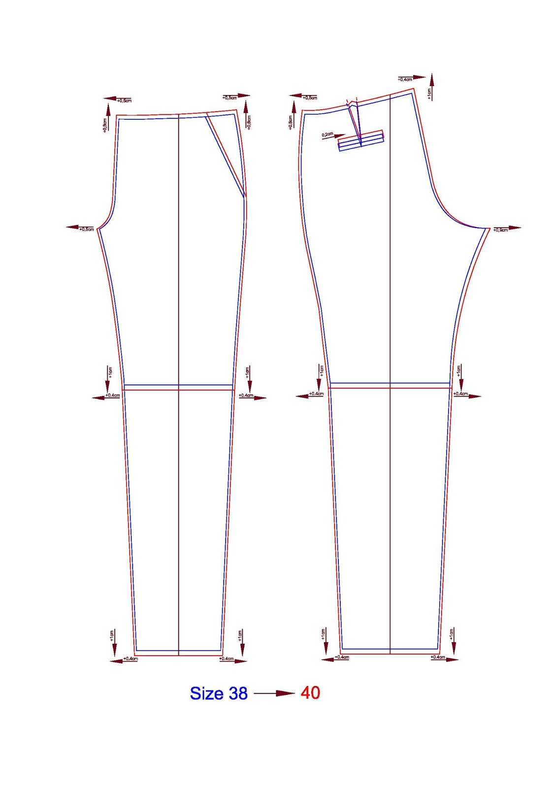 Apparel Pattern Making: How to grade women's pants