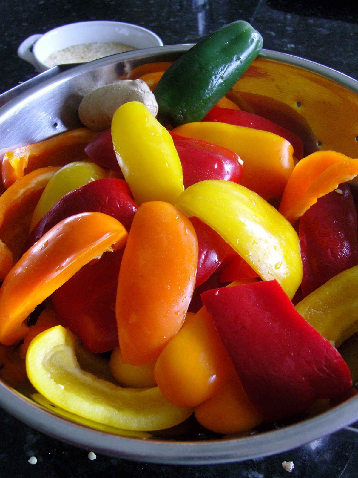 Marmellata Di Peperoni Con Zucchero Di Canna
