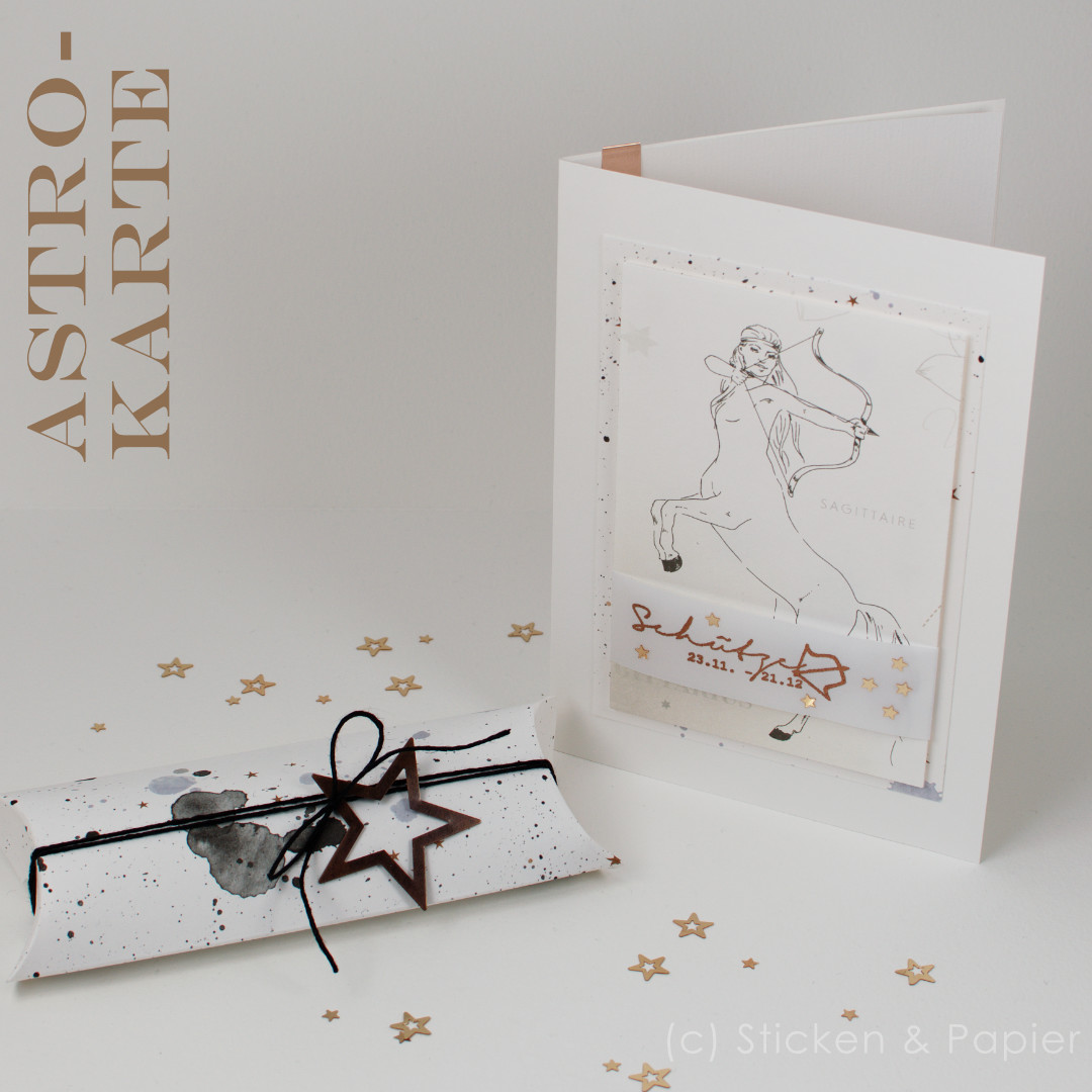 Astro-Karte | Sticken & Papier Astro-Karte | Sticken & Papier