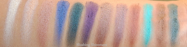 Makeup Revolution London 'Welcome To The Pleasuredome' Eyeshadow Palette swatches