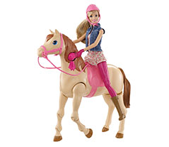 Barbie Saddle 'N Ride Horse 