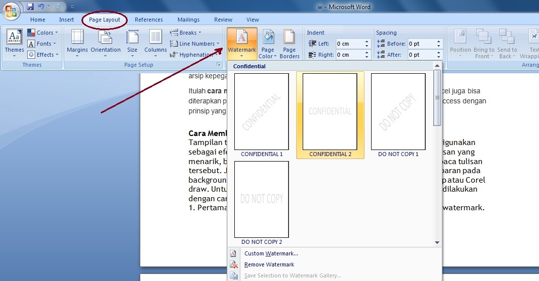 Cara Membuat Tulisan Transparan di Ms Word - Panduan ...