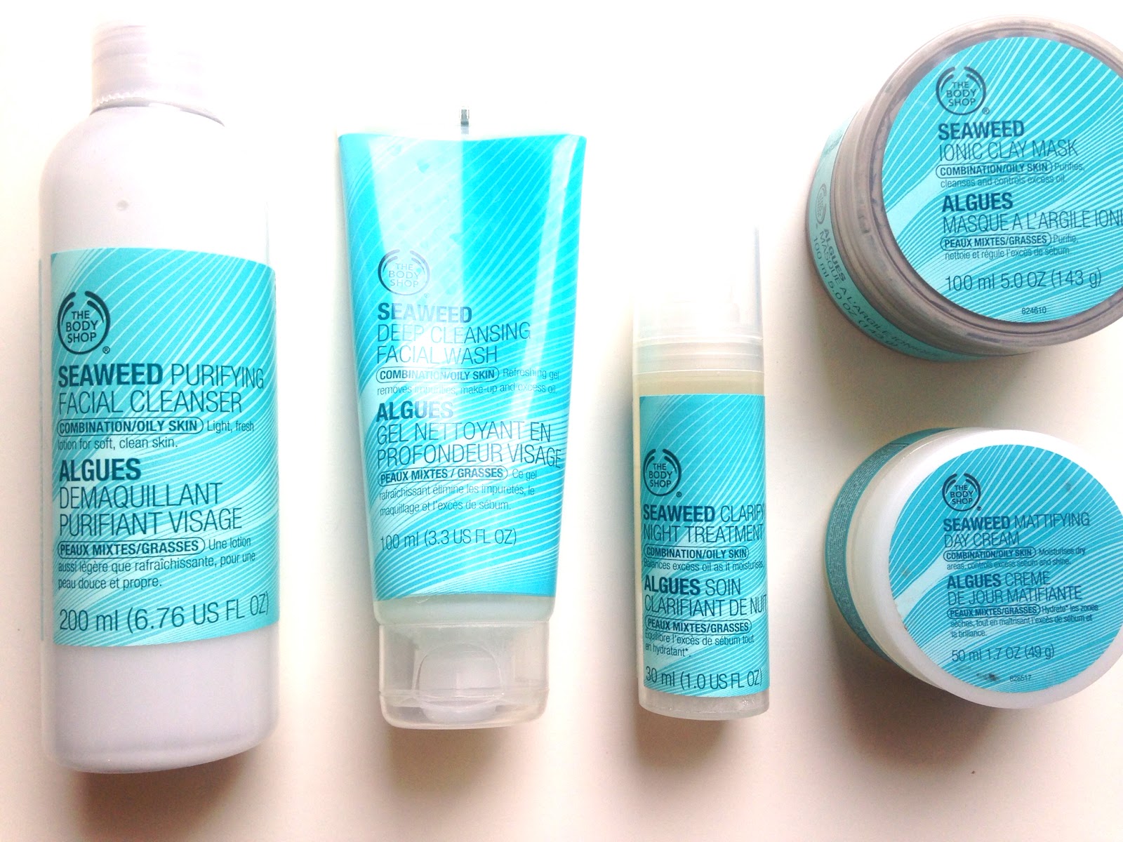 the body shop products for combination skin