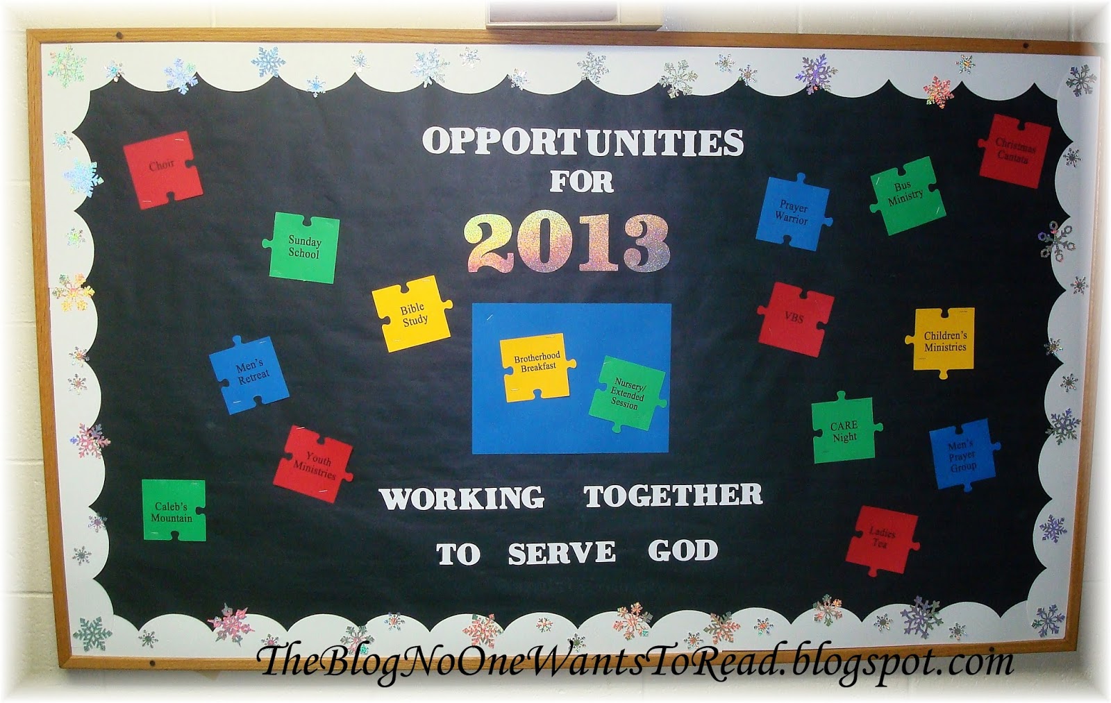 The Blog No One Wants to Read New Year Bulletin Board