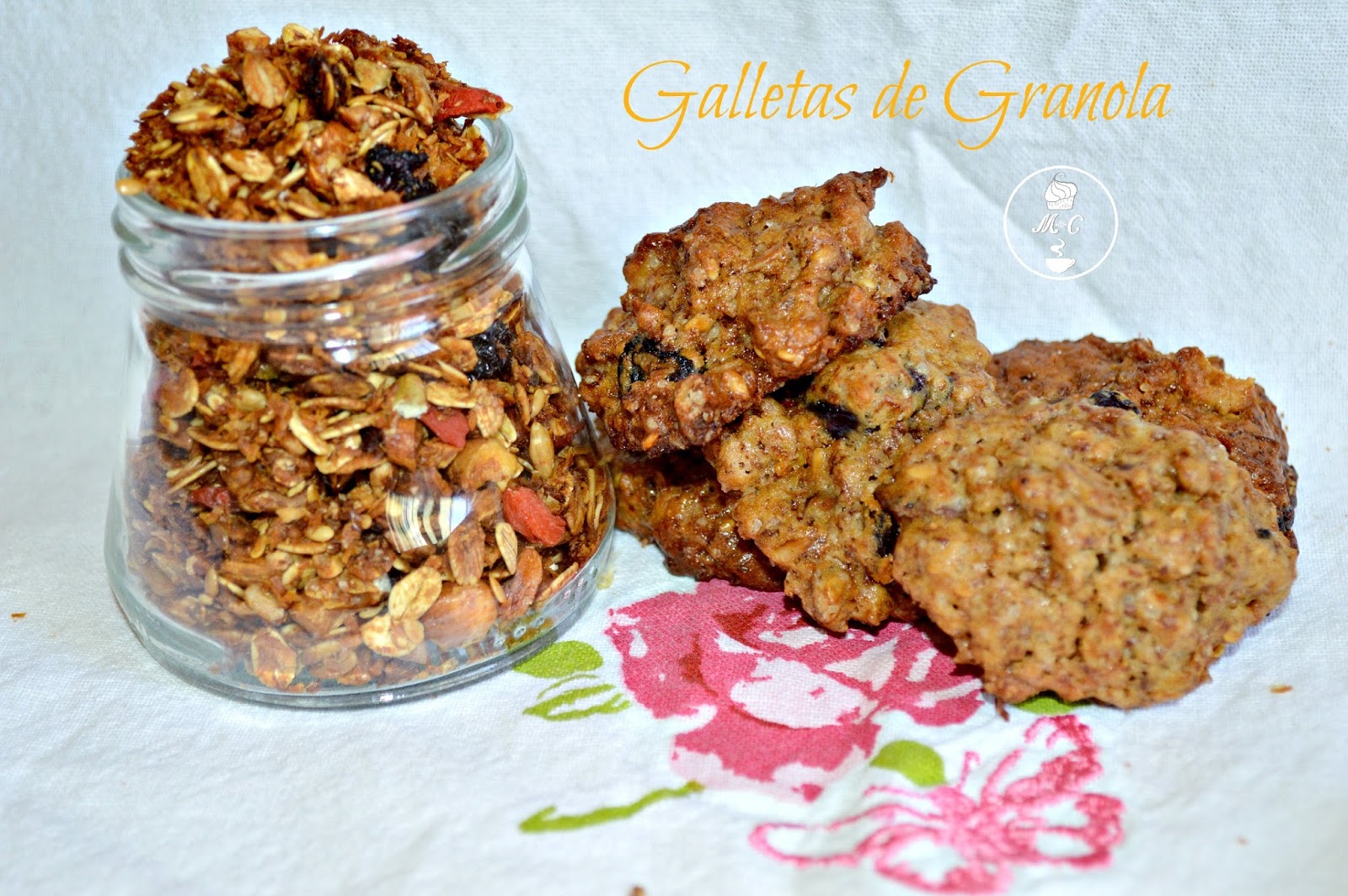 Mango y Cerezas Galletas de Granola