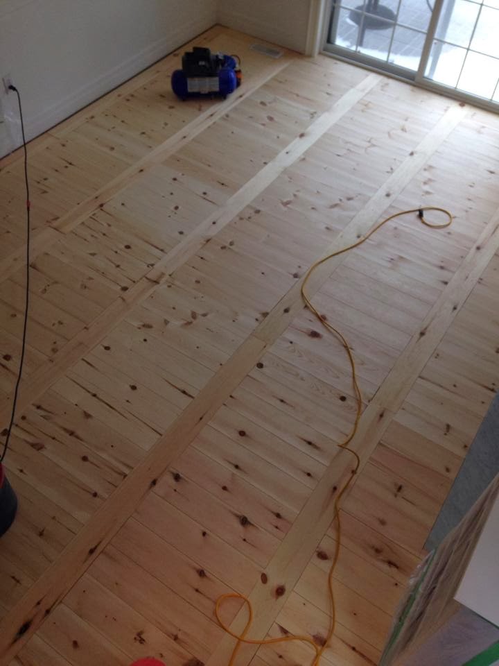 White Wood A Quick Update On Pine Floor Installation