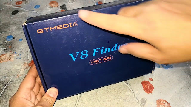 فتح علبة جهاز v8 Finder meter احترف تركيب و ضبط البرابول و الصحون بهذا الجهاز 