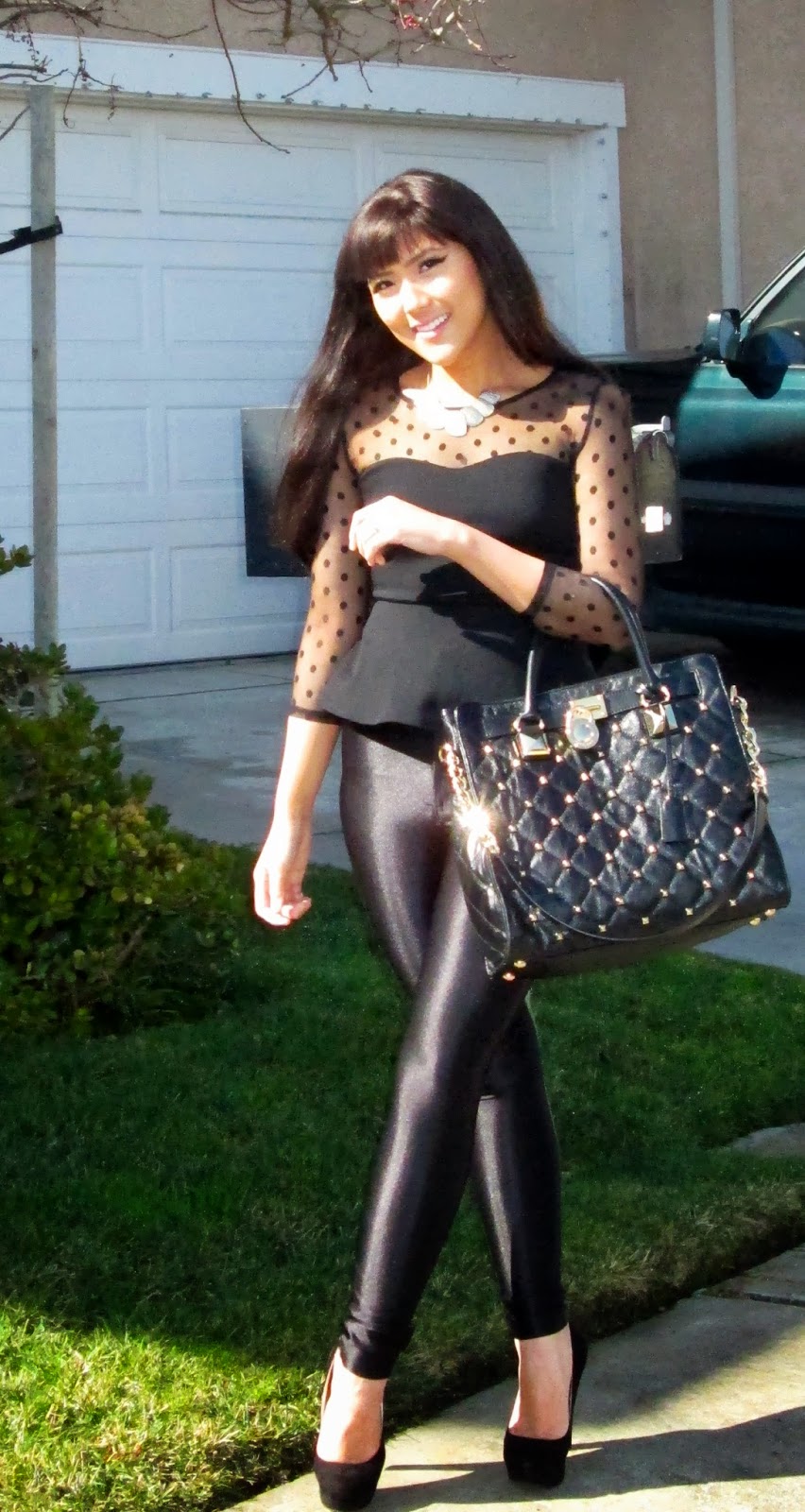 The Spandex Statement Black Spandex Disco Jeans