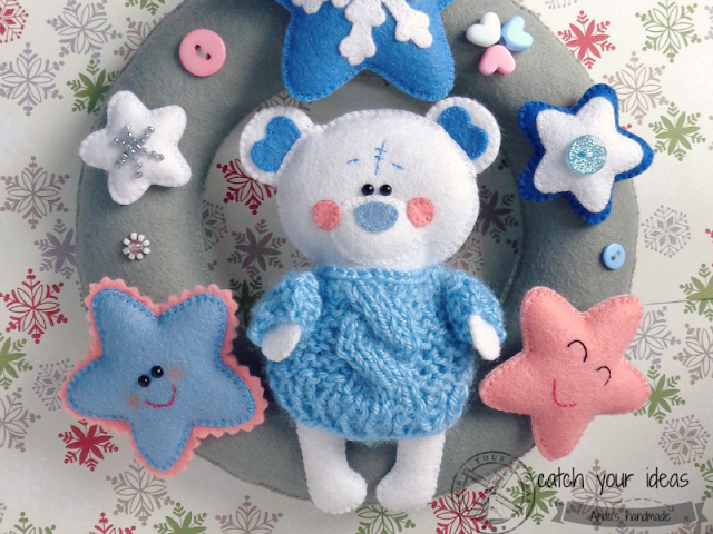 filc, felt, feltro, mis, misiek, misio, mis z filcu, misiek z filcu, filcowy mis, filcowy misiek, filcowy misio, bear, teddy bear, felt bear, felt teddy bear, winter felt, snow felt, frost felt, gwiazda z fikcu, gwiazdka z filcu, filcowa gwiazda, filcowa gwiazdka, gwiazdy z filcu, gwiazdki z filcu, filcowe gwiazdy, filcowe gwiazdki, handmade, hand made, rekodzielo, felt handmade, felt hand made, wianuszek, wianuszek z filcu, wianek z filcu, filcowy wianek, filcowy wianuszek, felt wreath, wreath, craft, felt craft