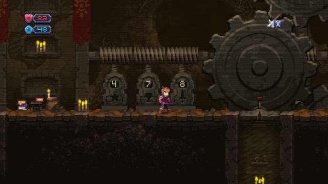 Chasm - the infamous 3 numbers code puzzle, in the catacombs!