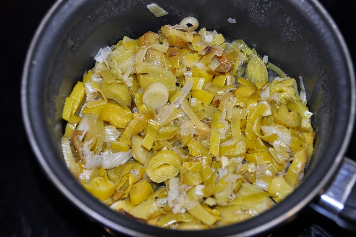 A B C vos IG Coquilles Saint Jacques gratinées sur fondue de poireaux