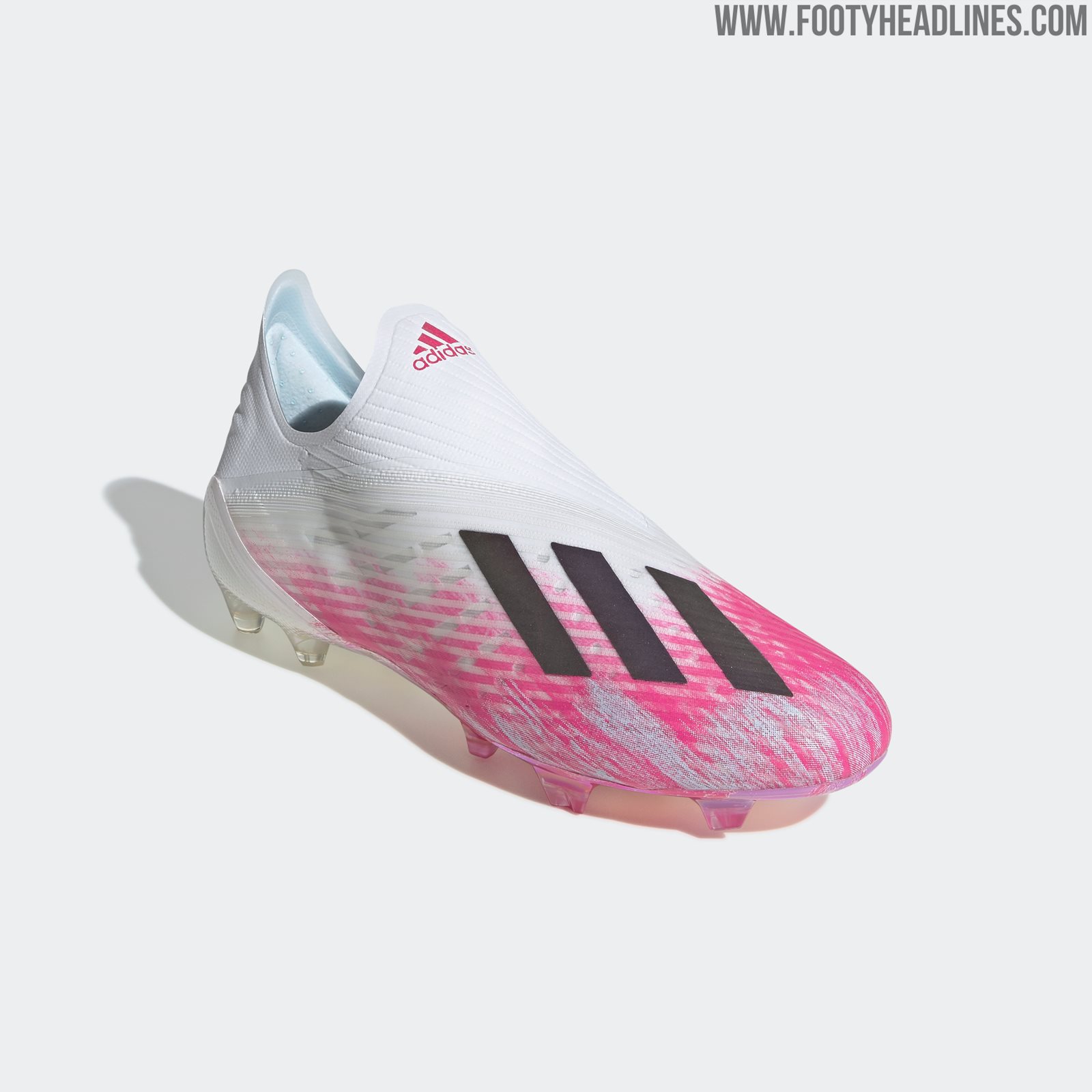 Euro 2020 Inspired: White / Black / Shock Pink Adidas X 19 ...