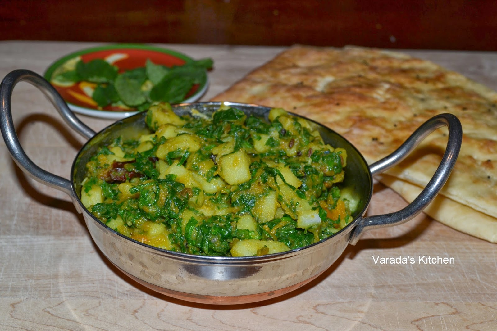 Palang Shaak er Ghonto (Spinach Mixed Vegetable Medley)