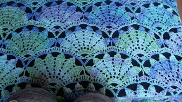 Onwijs Beautiful pattern in crochet shawl to learn .. free standard GP-24