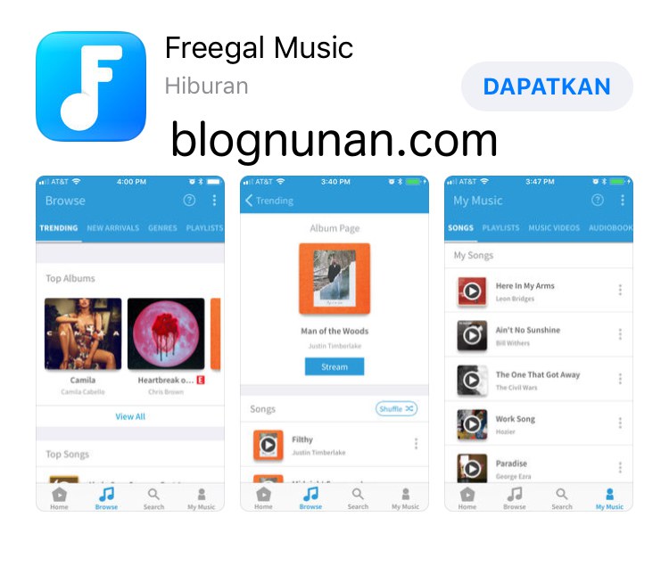 beragam aplikasi pemutar musik iphone