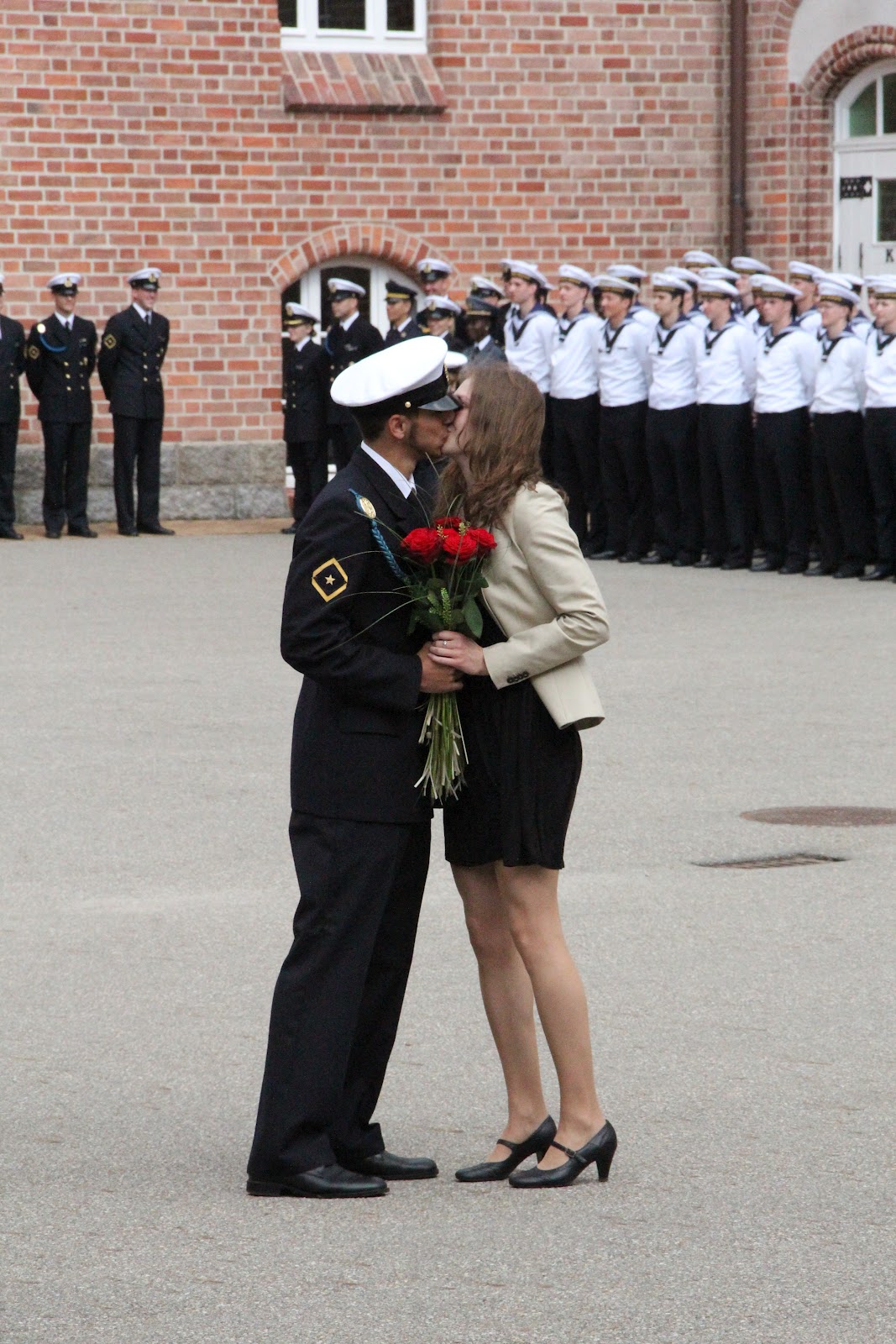 Artificial Gelöbnis der Offiziersanwärter der Marineschule Mürvik
