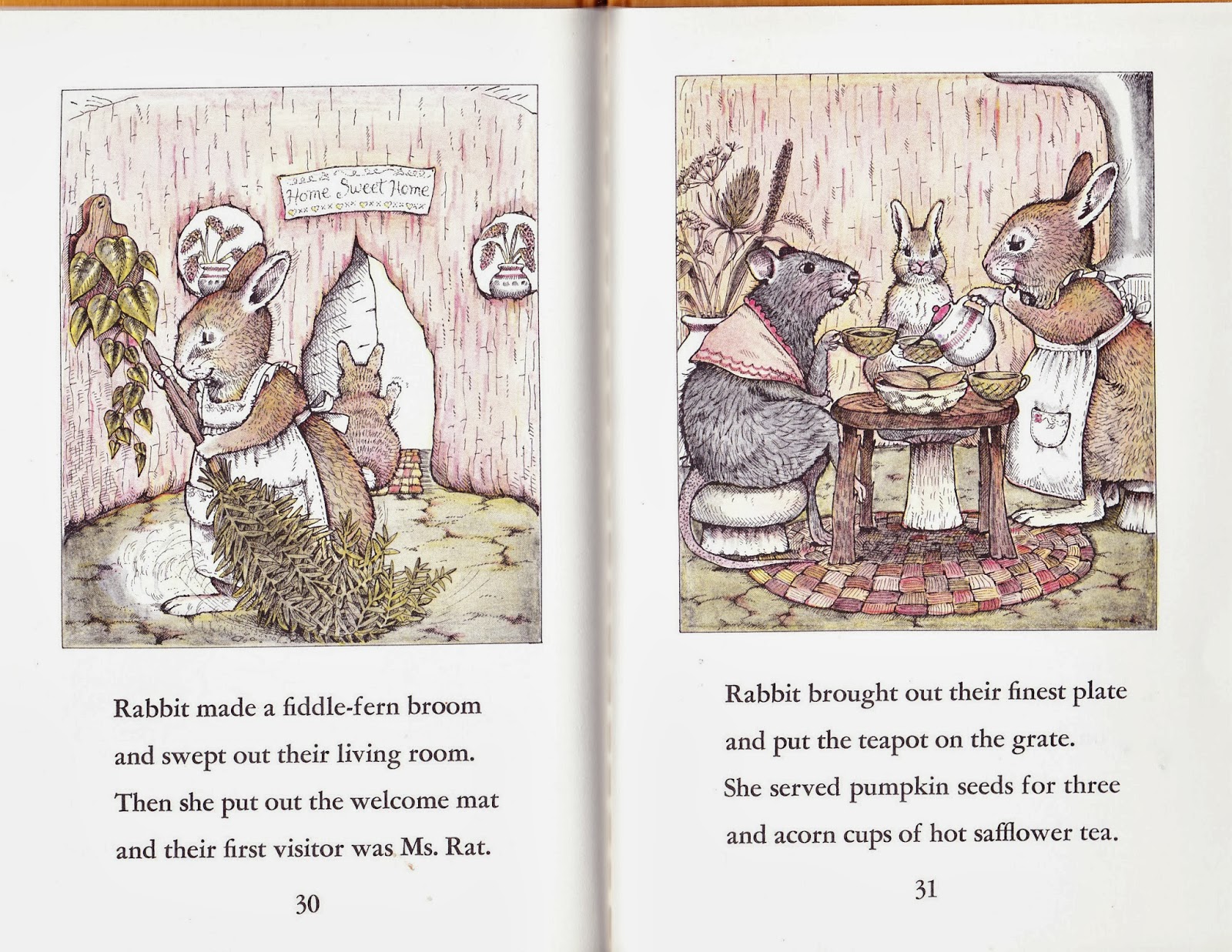 the marlowe bookshelf Rabbits' Search for a Little House