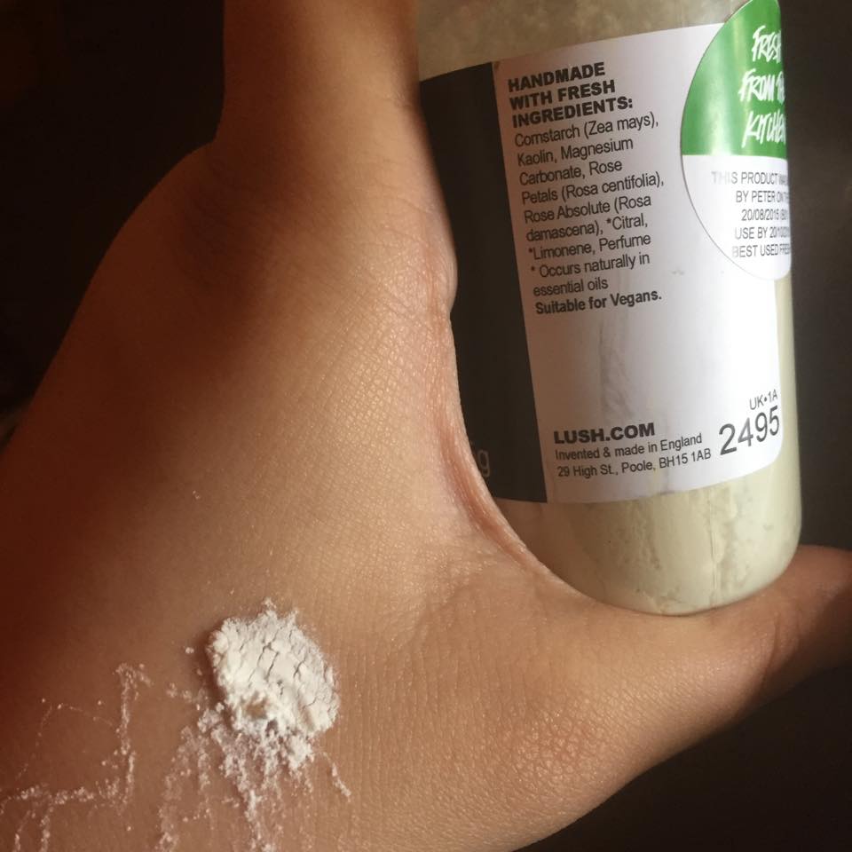 The Powderpuff Room Powder Puff Deodorant Powder Lush Kitchen Review
