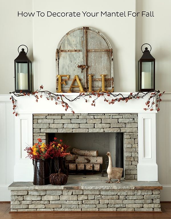 Ideas para la chimenea en otoño