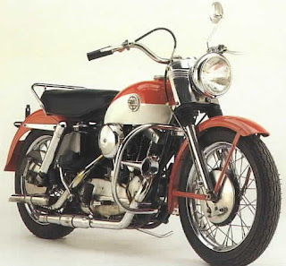 sportster xlh 1958 red and white side right