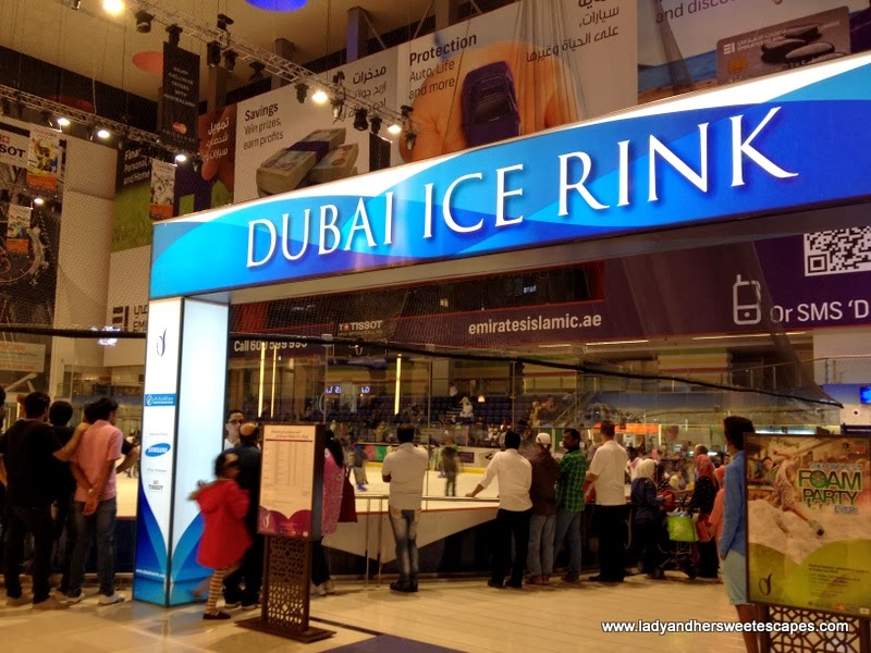 Weekend on Ice at Dubai Ice Rink Lady & her Sweet Escapes