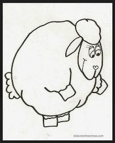 Year of the Sheep printable coloring page.