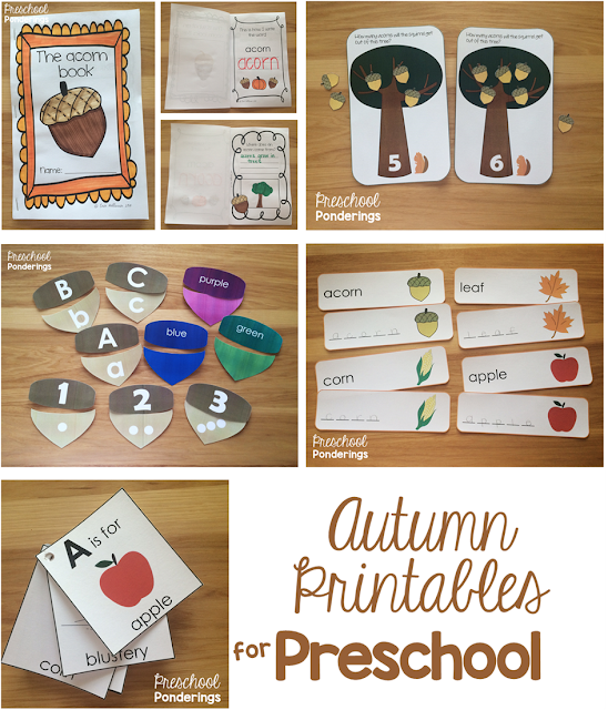 Preschool Ponderings: Everything autumn