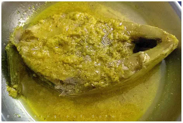 Hilsa in mustard paste