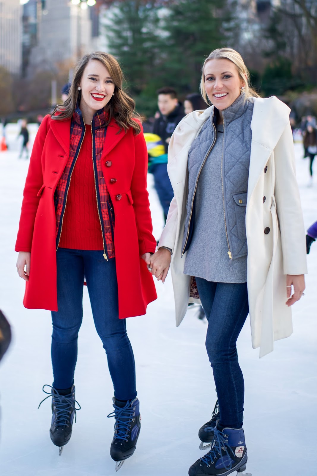 Ice Skating in the Park New York City Fashion and Lifestyle Blog