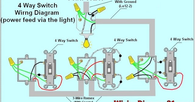Two Pole Light Switch Wiring - How to wire a double pole light switch