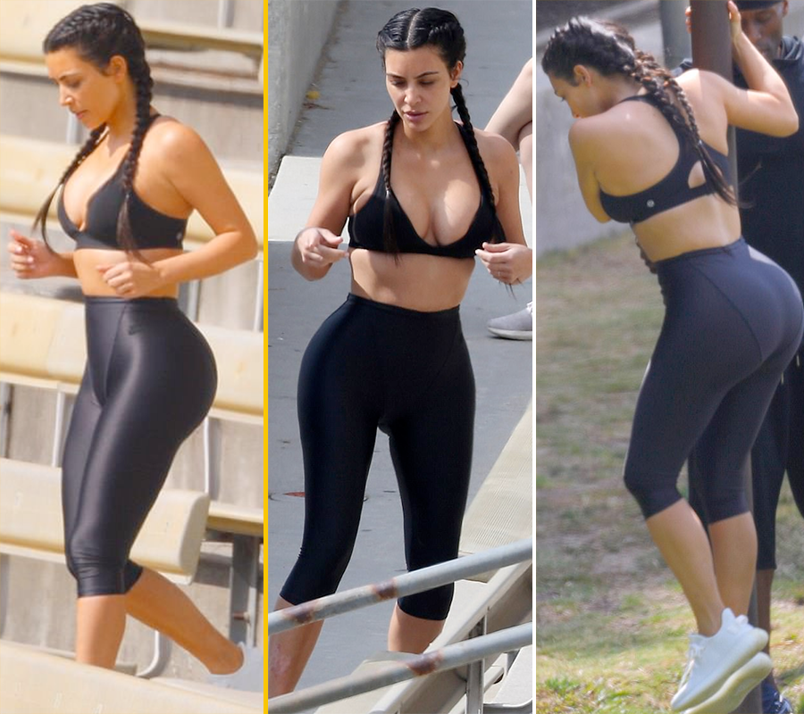 Kim Kardashian's insane workout.