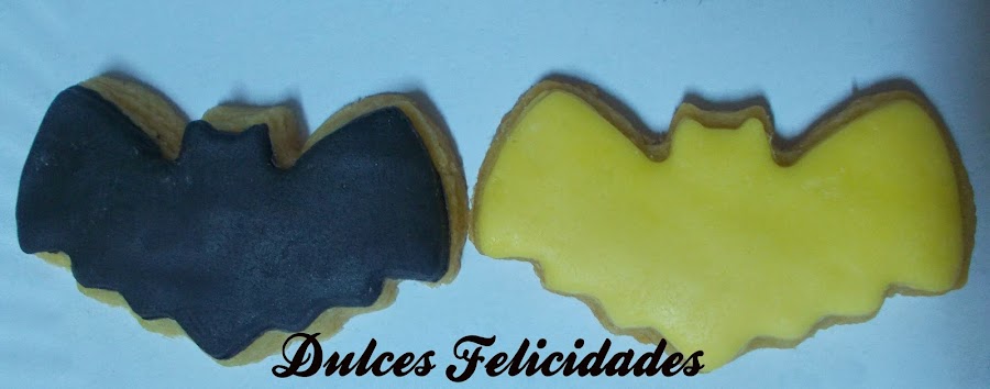 Galletas Batman fondant