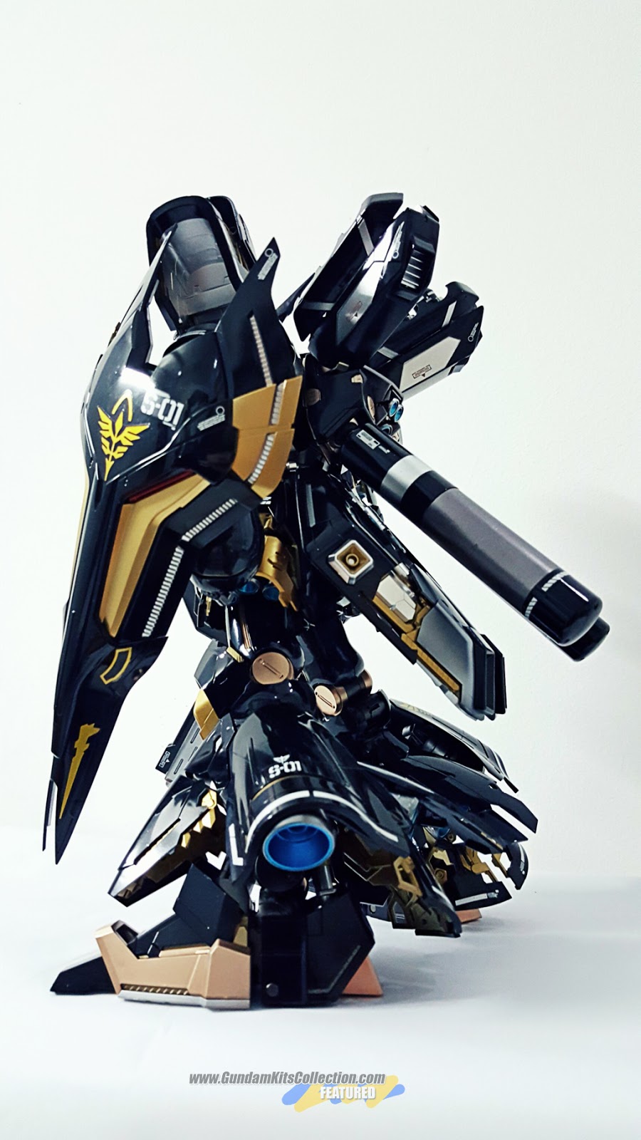 Painted Build MG 1/100 MSN04 Sazabi Ver. Ka [The Dark King]