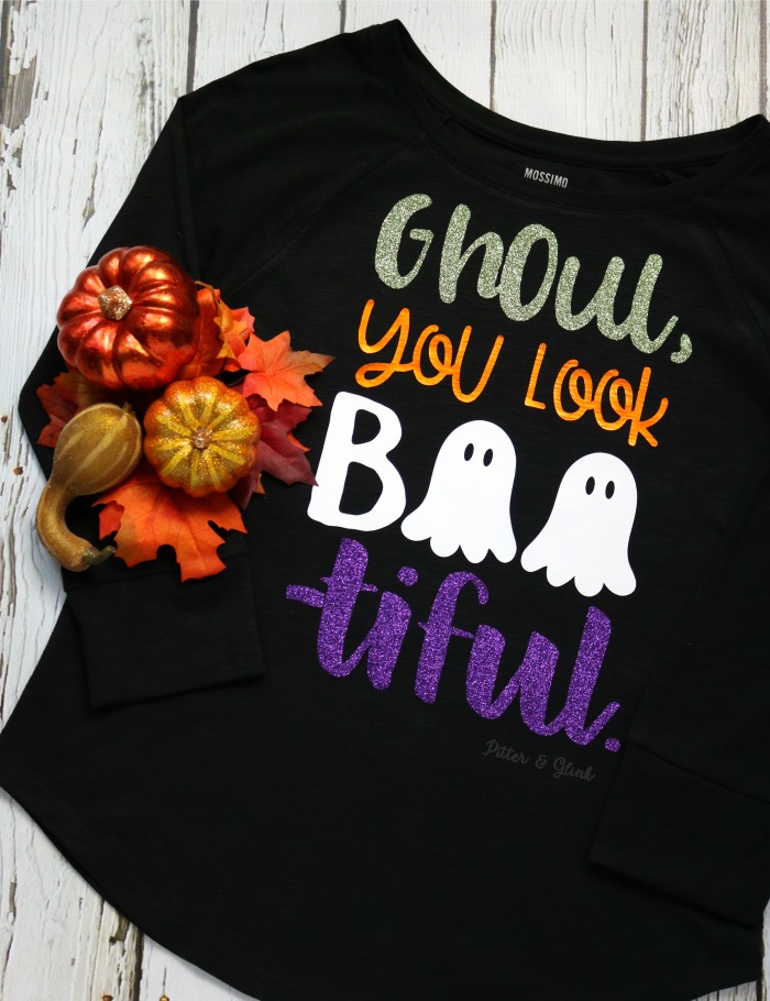 DIY Glamorous Halloween T-Shirt