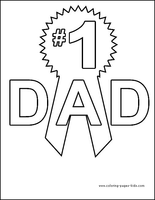 dads day coloring pages - photo #6