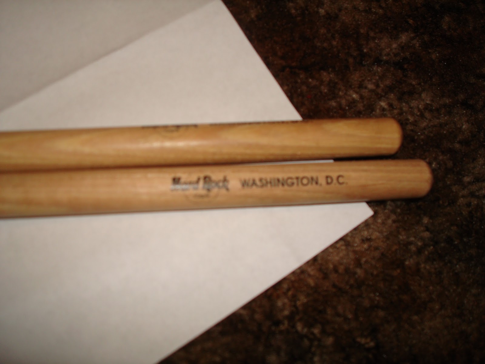 Items for sale 5 OBO Hard Rock Cafe drumsticks