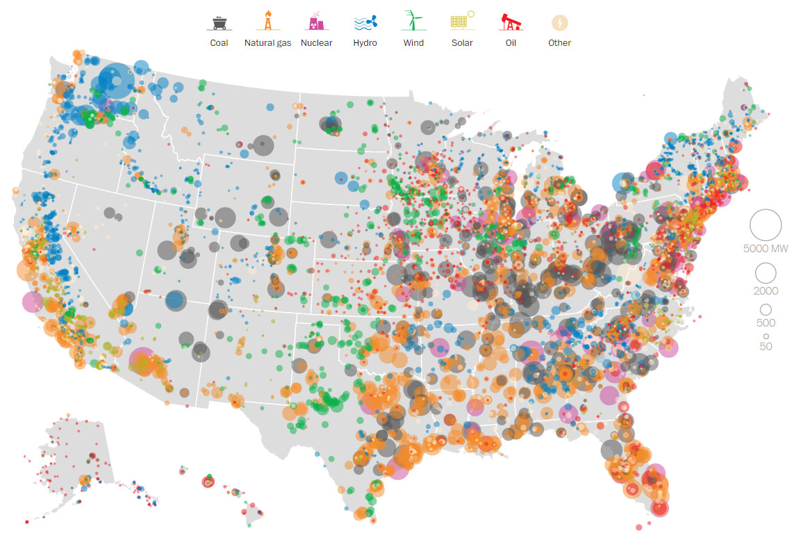 mapping every power plant in the united states i once read that the us has no more rivers to dam to produce hydro mapping every power plant in the united states i once read that the us has no more rivers to dam to produce hydro