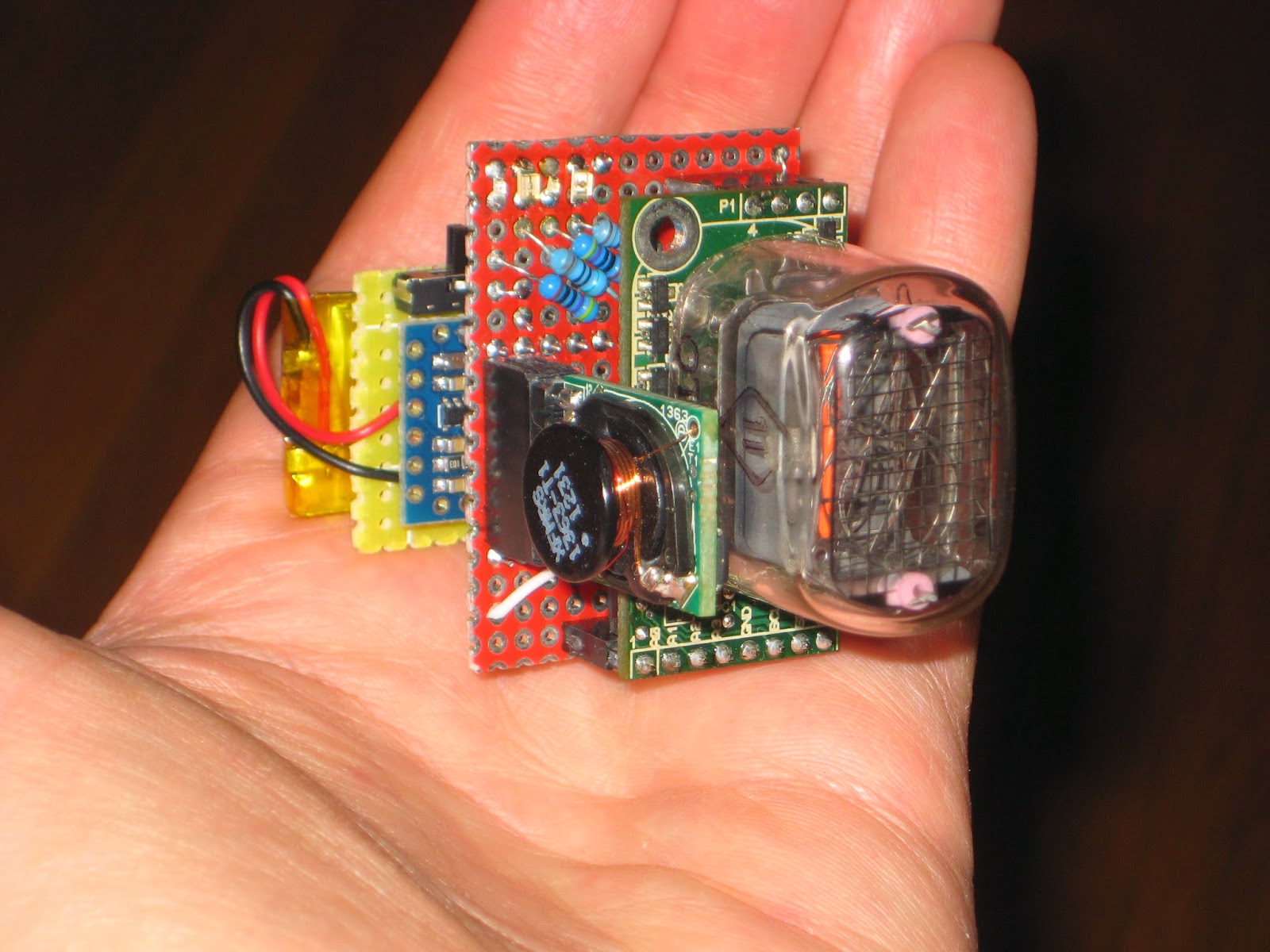 Wise time with Arduino Singledigit Nixie tube micro clock
