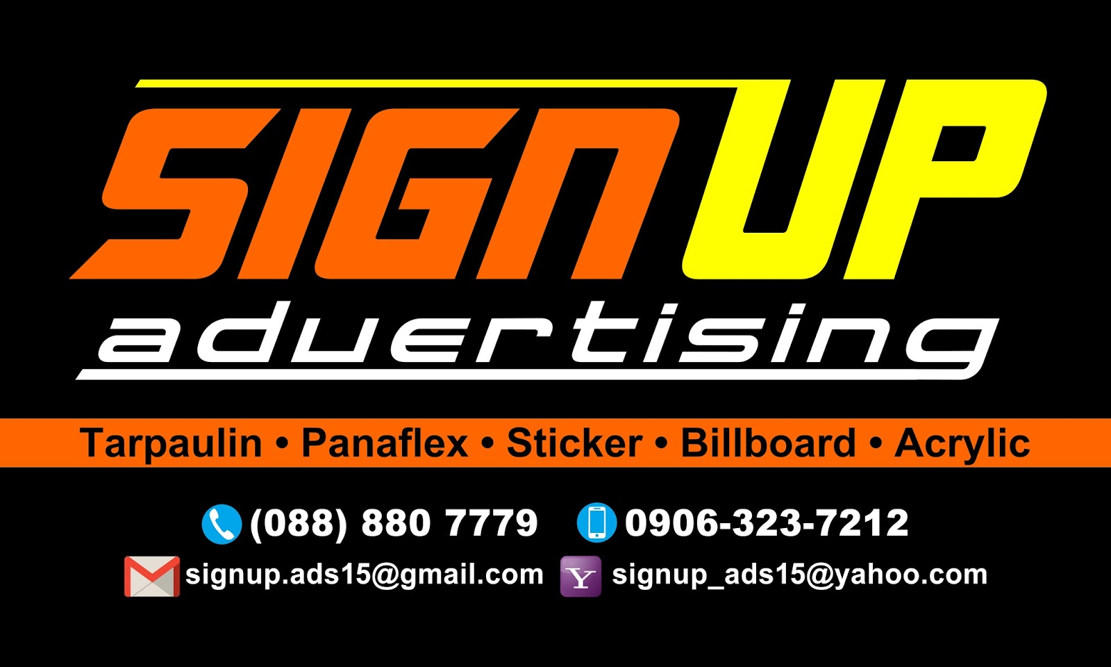 Sign UP Advertising