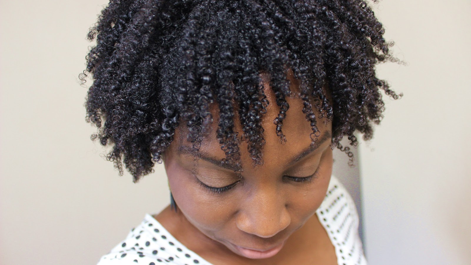 Wash and Go on Kinky Coily Curly Natural Hair using Eco Styler Gel Black  Castor and