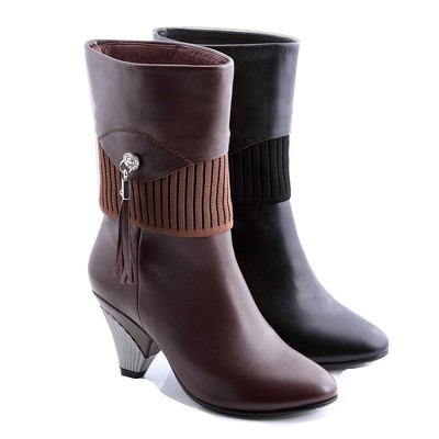 stylish high heel boots