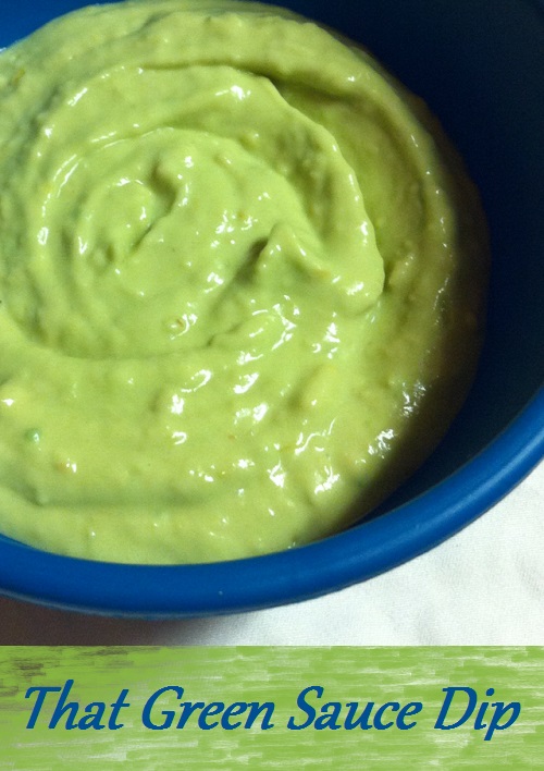 Dani's Recipe Creations "That Green Sauce" Dip