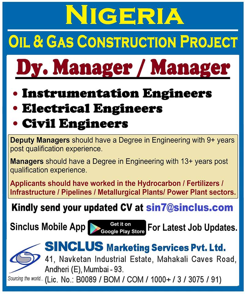 Oil & Gas Construction Project Nigeria Oil & Gas Construction Project Nigeria