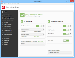 Avira Antivirus Pro 15.0.22.54 with key activation Full Version