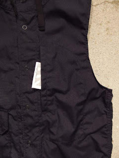 Engineered Garments "Field Vest" Spring/Summer 2017