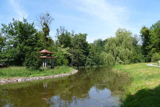 Pawilon chiński w Ogrodzie Pałacowym w Kromieryż