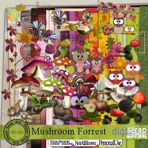 Happy Scrap Arts :: HSA Mushroom Forrest