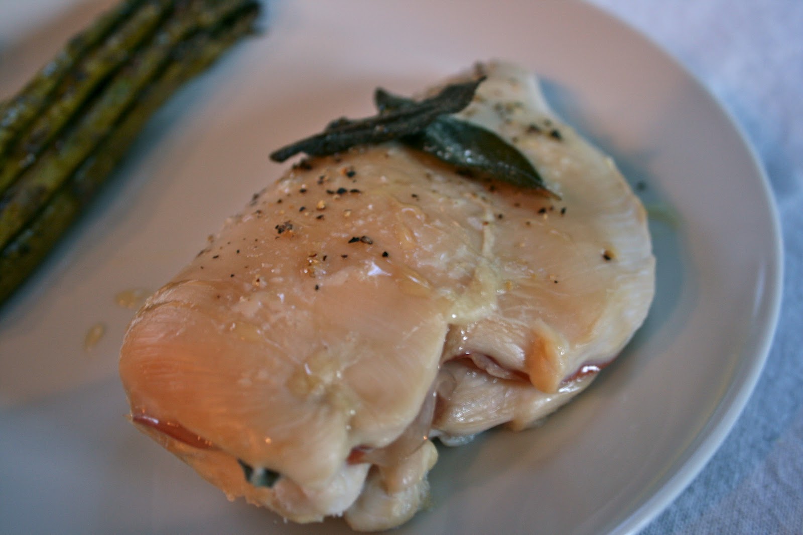 Wren's Rambles Proscuitto, Sage, Goat Cheese, Honey Chicken