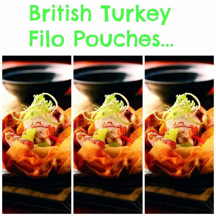 British Turkey Filo Pouches: Leftover Turkey Ideas