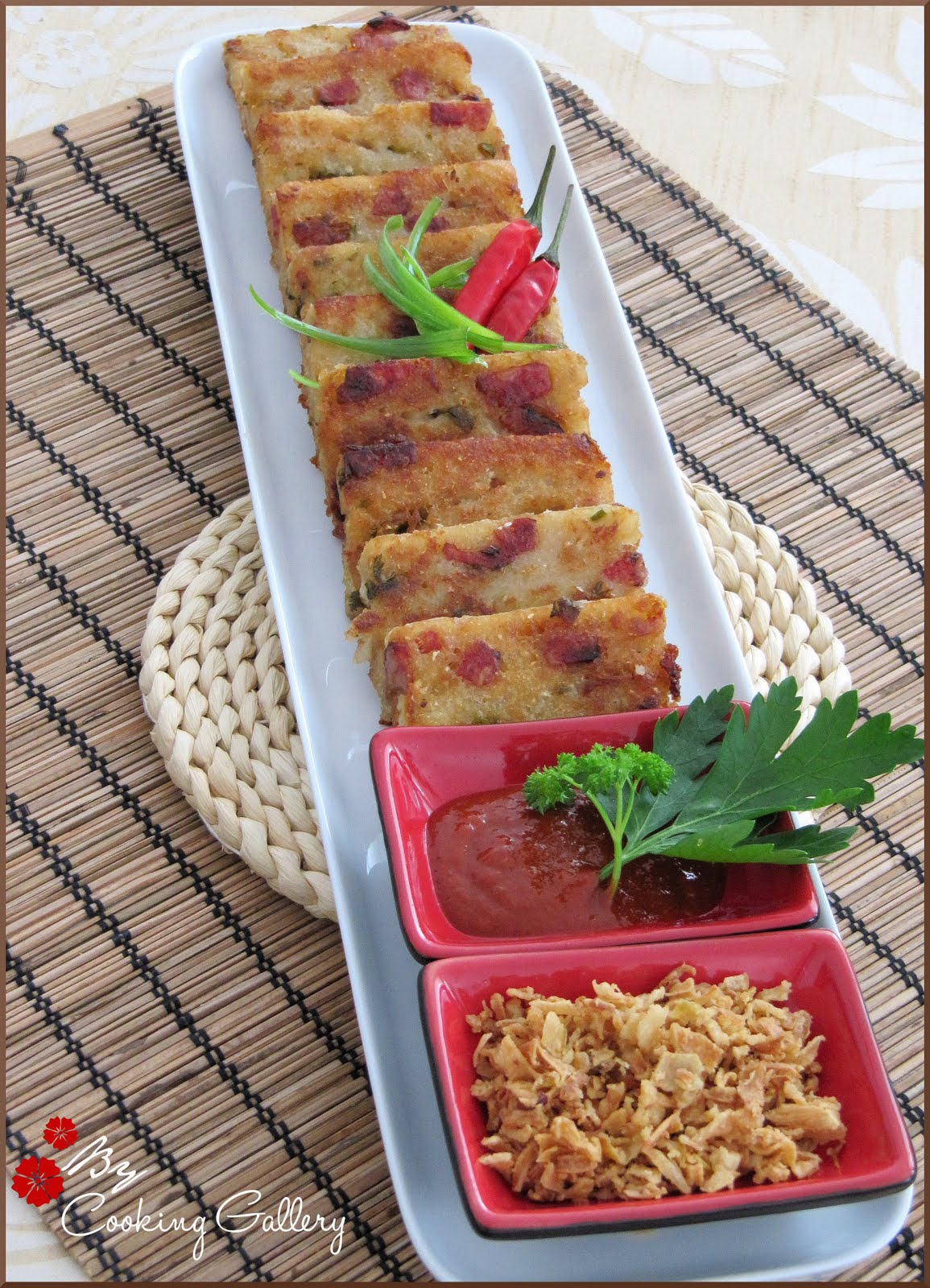Lo Pak Ko Radish Cake Cooking Gallery